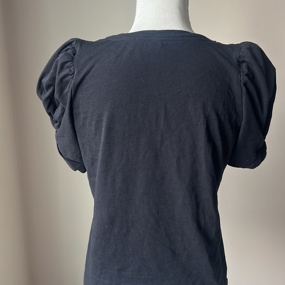 Design Lab Lord & Taylor Top with Ruffled Short Sleeves - Picture 8 of 10